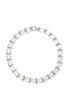 Milamore 18k Yellow Gold Hassou Puzzle Duo Chain Diamond Necklace In Metallic