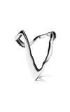 Milamore Platinum Noir Kintsugi Victoria Ring In Metallic