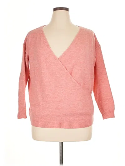 Pre-owned Milan Kiss Pullover Sweater In Pink