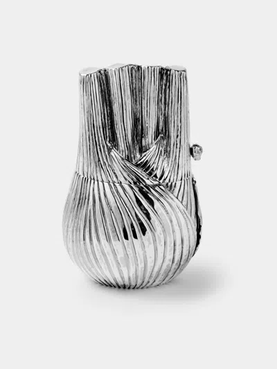 Milanese Silver Fennel Sterling Silver Pepper Mill