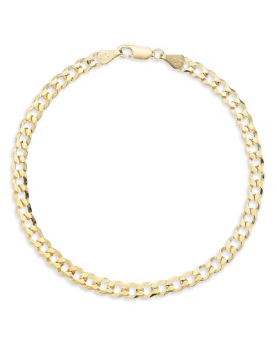 Milanesi And Co Men's 18k Gold Vermeil 5mm Curb Chain Bracelet