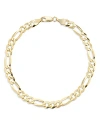 Milanesi And Co Men's 18k Gold Vermeil 5mm Figaro Chain Bracelet In Gold