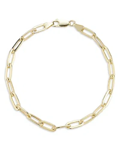 Milanesi And Co Men's 18k Gold Vermeil Paperclip Chain Bracelet