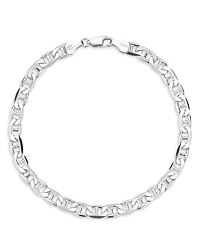 Milanesi And Co Sterling Silver 6mm Mariner Link Chain Bracelet