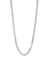 Milanesi And Co Sterling Silver Curb Chain Necklace 5mm, 20 In Silver