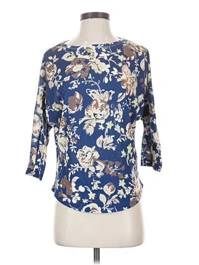 Pre-owned Milano 3/4 Sleeve T-shirt In Blue