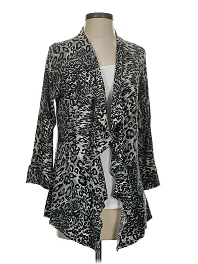 Pre-owned Milano Cardigan Sweater In Gray