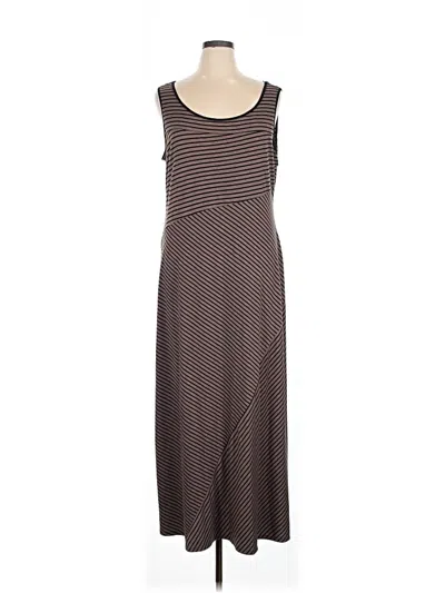 Pre-owned Milano Casual Dress In Brown