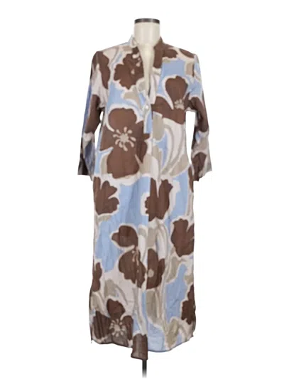 Pre-owned Milano Casual Dress In Brown
