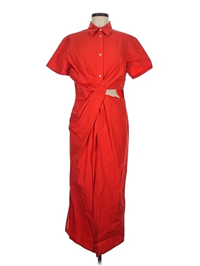 Pre-owned Milano Casual Dress In Red