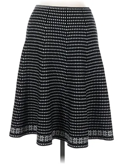 Pre-owned Milano Casual Skirt In Black