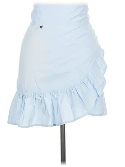 Pre-owned Milano Casual Skirt In Blue