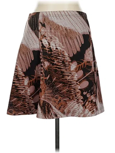 Pre-owned Milano Casual Skirt In Brown