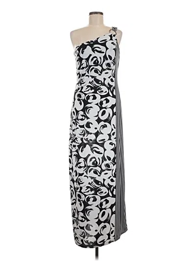 Pre-owned Milano Cocktail Dress In Silver