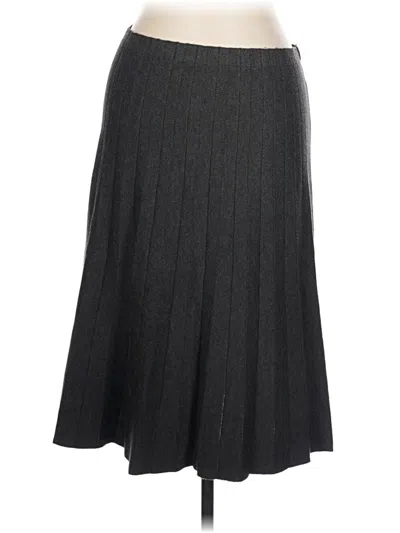 Pre-owned Milano Formal Skirt In Gray