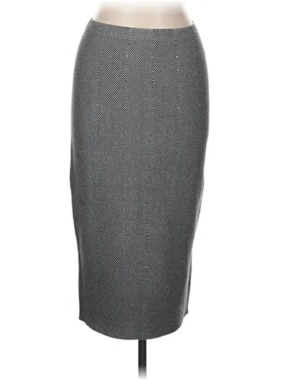 Pre-owned Milano Formal Skirt In Gray