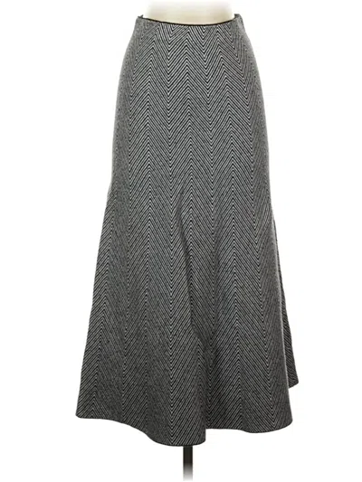 Pre-owned Milano Formal Skirt In Gray