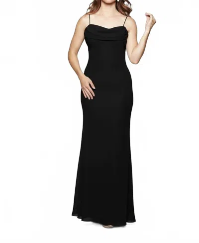 Milano Formals Flowing Muse Maxi Dress In Black