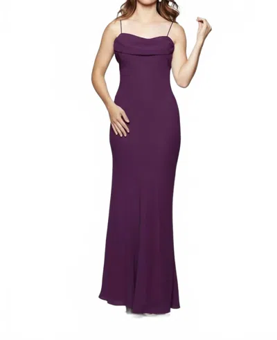 Milano Formals Flowing Muse Maxi Dress In Purple