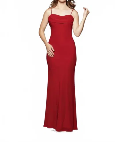 Milano Formals Flowing Muse Maxi Dress In Red
