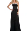 Milano Formals Gilded Simplicity Gown In Black In Black