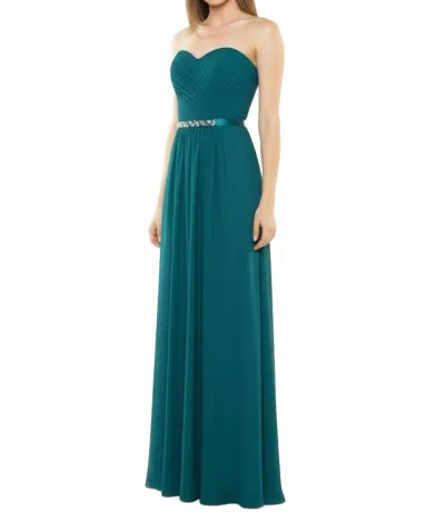 Milano Formals Radiant Elegance Gown In Teal In Green