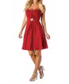 Milano Formals Sugar Blush Dress In Claret In Red