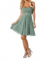 Milano Formals Sugar Blush Dress In Sage In Multi