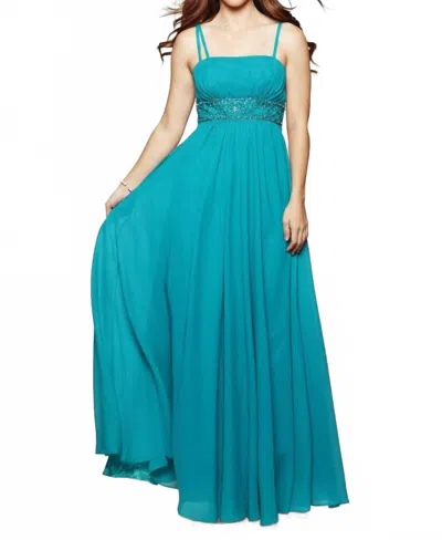 Milano Formals Women's Goddess Aura Gown In Pool In Blue