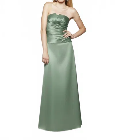 Milano Formals Women's Timeless Grace Gown In Sage In Green