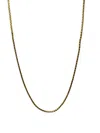 Milano Jewelry Link Chain Necklace In 18k Yellow Gold In Multi