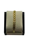 Milano Jewelry Women's Franco Link Bracelet In Yellow Gold In Gold