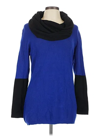 Pre-owned Milano Long Sleeve Turtleneck In Blue