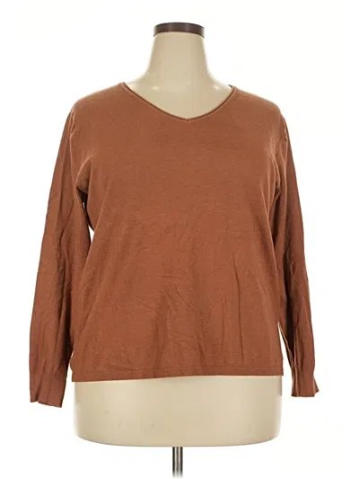 Pre-owned Milano Pullover Sweater In Brown