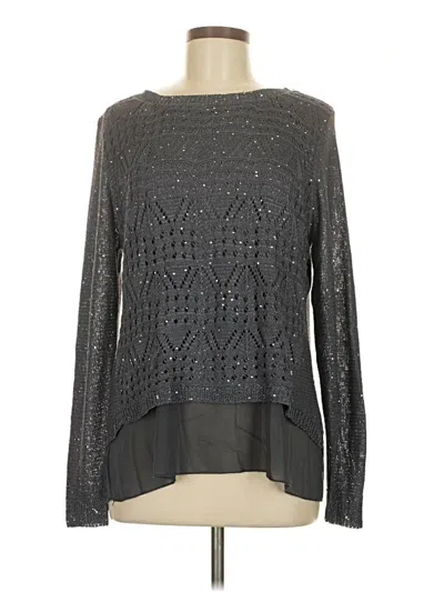 Pre-owned Milano Pullover Sweater In Gray