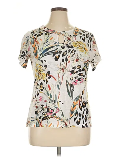Pre-owned Milano Short Sleeve T-shirt In Ivory