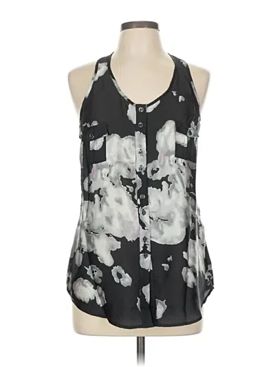 Pre-owned Milano Sleeveless Blouse In Black