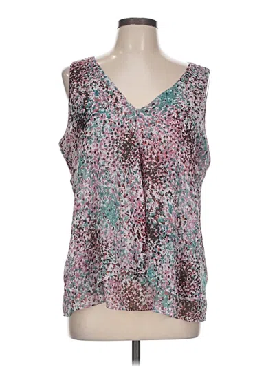 Pre-owned Milano Sleeveless Blouse In Blue