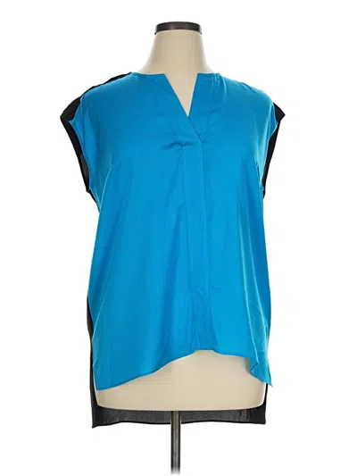 Pre-owned Milano Sleeveless Blouse In Blue