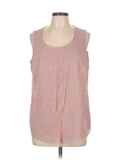 Pre-owned Milano Sleeveless Blouse In Orange