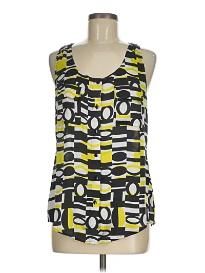 Pre-owned Milano Sleeveless Blouse In Yellow