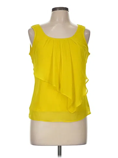 Pre-owned Milano Sleeveless Blouse In Yellow