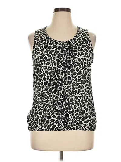 Pre-owned Milano Tank Top Black Halter Neckline Tops