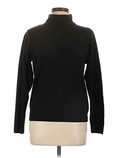 Pre-owned Milano Turtleneck Sweater In Black
