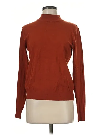 Pre-owned Milano Turtleneck Sweater In Brown