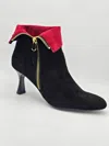 Milano Women's Ava Turn Down Booties In Red