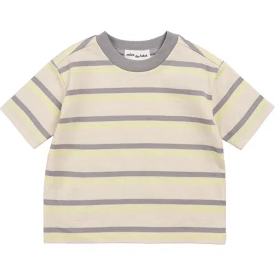Miles Baby Organic Cotton T-shirt In Neutral