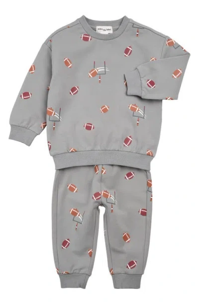 Miles Baby Sweatshirt & Joggers Set In Gray