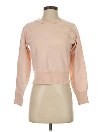 Pre-owned Mile(s) By Madewell Long Sleeve Top Tan Turtleneck Tops In Brown