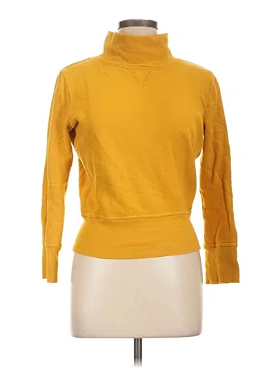 Pre-owned Mile(s) By Madewell Turtleneck Sweater In Yellow